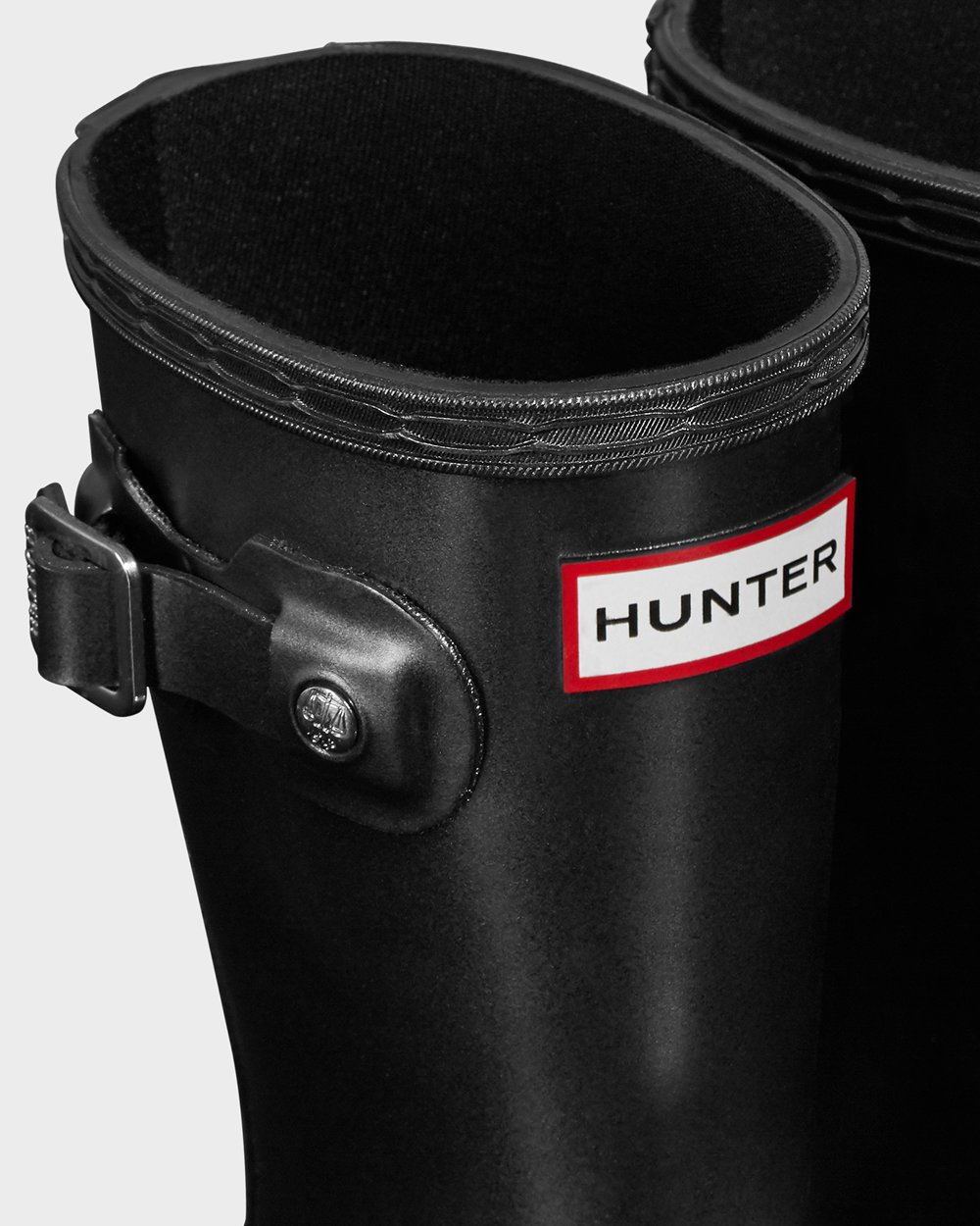 Hunter Original Little Pearlized Rain Boots - Online Store Kids Black - CNIQOK248